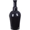 GILDE Vaso Filu in metallo - nero lucido - altezza 55 cm x larghezza 25 cm - vaso decorativo