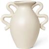Ferm Living - Vaso Vases - Beige - Gres smaltato