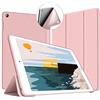 VAGHVEO Custodia per iPad 10,2 Pollici 2021 9a Generazione /8a Gen 2020/iPad 7a 2019 Ultra Sottile e Leggere Protezione Morbido TPU Soft Silicone Smart Cover Case Shell[Auto Svegliati/Sonno], Rosa