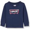 Levi's Lvb Effetto Bagliore LS Batwing 6ej268 Tshirt, Vestito Blues, 9 Mesi Bimbo
