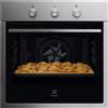 Electrolux Forno da Incasso Elettrico Ventilato Multifunzione con Grill e Funzione Pizza 68 Litri 60 cm Classe A+ colore Inox Serie 300 - KOHHH04X