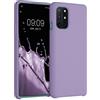 kwmobile Cover per OnePlus 8T Custodia - Back Case per Smartphone in Silicone TPU - Protezione Gommata - lavanda lilla