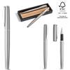 hi!dea™ Set penna roller e penna a sfera in acciaio inox ELLA personalizzate o neutre