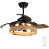Cecotec Ventilatore da Soffitto con Luce EnergySilence Aero 3600 Invisible Natural Design. Corda Naturale, 25 W, Diametro 91 cm, Telecomando, Timer 8 Ore, 6 Velocità, 3 Pale, Estate/Inverno