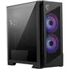 MSI CASE MID TOWER, 2 USB, 1 TYPE-C, 2X160MM ARGB FAN, 1X120MM NO-ARGB FAN, ARGB