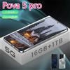 LKLB Pova 5 Pro Cellulari Originali 4G 5G Smartphone 7.3HD Dual Sim Smart Cellulari 6800mAh Android 13 Versione Globale Cellulare - Bluetooth Headphones