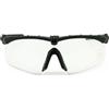 EnzoDate Polarizzato esercito occhiali da sole balistica militare occhiali uomo telaio 3/4 lente combattimento guerra gioco Eyeshields(nero, polarizzato 4 obiettivi)