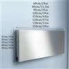 LRHELPBNR Tavolino Da Muro Pieghevole, Tavolo Pieghevole Da Parete In Acciaio Inox Per Cucina, Bar, Sala Da Pranzo, Scrivania, Piccolo Spazio Per Casa, Ufficio, Garage, Giardino, Lavanderia(60x35cm/24x14in)