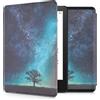 kwmobile Cover per Kindle Paperwhite Cover - Custodia per Kindle Paperwhite 6,8 Pollici 11 Generazione 2021 - Copertina eReader - eBook Reader Case - Natura e spazio