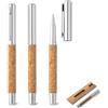 hi!dea™ Penna Roller con corpo in acciaio inox e sughero ANDREW personalizzate o neutre