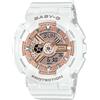 Casio Orologio da donna analogico-digitale al quarzo con cinturino in plastica BA-110X-7A1ER, bianco