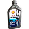 Motocar Olio motore moto Shell Advance Ultra 10W40 4T API SM/JASO MA2-1 Litro