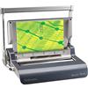 Fellowes Rilegatrice Spirale a Dorsi Metallici Quasar Wire, Rilegatrice a Pettine Manuale, 34 Fori, Rilegatura fino a 130 fogli, Perforazione 15 fogli, con Misuratore dei Dorsi e Guida Margine