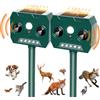 Raytex RAYGARD 2 Pezzi Dissuasore Gatti, 2025 Repellente per Volpi Ultrasonico Solare con Luce LED, 12m 120° Dissuasori per Piccioni Giardino IP45 Impermeabile per Gatti Martore Volpi Cani Procioni