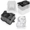 Kurtzy 2 Pezzi Stampi Ghiaccio Silicone a Forma di Cane - Stampo Ghiaccio Senza BPA a Prova di Perdite - Vassoio Ghiaccio Riutilizzabile a Rilascio Facile per Cocktail, Whisky e Bevande le Feste