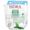 NIDRA | Eco-Ricarica Saponelatte Igienizzante con Antibatterico, con Proteine del Latte, Dermatologicamente Testato, Made in Italy, 1000 ml
