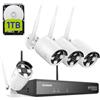SANNCE 2K Kit Telecamere WiFi Esterno, 4 Telecamere 3MP Wi-Fi 6