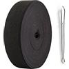 AHPYEUHK Nastro Elastico per Cucito 30mm Fettuccia Elastica Nero 6M Elastico per Sartoria Elastici per Cucire per Cucito Accessori Sartoria per Cucire Vestiti, Pantaloni,Cinghia Elastica Divani