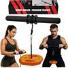 MuscleForge Rullo da Polso per Avambraccio - Attrezzi Allenamento Avambracci 60kg - Forearm Trainer per Rafforzare Presa - Grip Trainer Palestra Casa