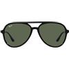 Ray-Ban Occhiali da Sole RB4376 601/71 Nero/Verde Scuro Unisex