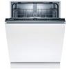 Bosch Elettrodomestici SMV2ITX22E Serie 2, Lavastoviglie da incasso a scomparsa totale, Home Connect, Diagnostica da remoto, Assistente al lavaggio, Programma Preferito, InfoLight, 48 db, 60 cm