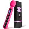 SuperLove Digital Strong AkuWand Massager Extra Large Neon Pink