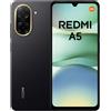 Xiaomi Redmi A5 Smartphone, 4+128GB, Nero, Dual Camera Con AI Da 32MP, Ampia Batteria D