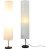 Beufee 2Pz paralume lampada da terra, Paralume di carta bianco per lampada a sospensione, paralume lampada Riutilizzabile per Lampada da Terra LED Lampada accessori decorativi