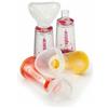 L'ESPACE CAMERA DISTANZIATRICE PER EROGATORI SPRAY PREDOSATI L'ESPACE 220ML PER NEONATI SPAZIO MORTO 34ML CON MASCHERA VALVOLA INSPIRAZIONE 2 VALVOLE ESPIRAZIONE CODICE COLORE ARANCIO