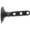 Brabantia Gancio per abiti con ventosa - Black | Per asciugatura per finestre, piastrelle, specchi | Gancio compatto per il bucato che contiene 3 grucce, fino a 2kg | Ideale per bagni o piccoli spazi