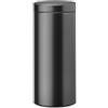 Brabantia Bo Touch Bin 30L - Pattumiera per la cucina| Grande cestino Soft-Touch | Pattumiera salvaspazio a fondo piatto per cucina | Soluzione elegante per i rifiuti | Confident Grey