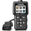 TOPDON Lettore di codici OBD2 AL400, 10 funzioni OBD2 | spia del motore del controllo, test delle emissioni, test del sensore O2, EVAP, aggiornamento 0 a vita