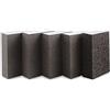Chudian 5 stecche abrasive per legno a mano, spugna abrasiva, per legno, plastica e metallo (5 grane: super spessa/spessa/media/fine/superfine, 96 x 68 x 25 mm)
