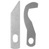 Wifehelper Brother 925D 929D 1034D 3034D Kit di Ricambio per Coltelli Superiori e Inferiori, Lame Angolari Durevoli, Metallo per Cucire Liscio e Taglio Professionale
