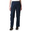 CMP, Pantalone Donna Antipioggia Con Zip Laterali Su Tutta La Lunghezza, Black Blue, XXS