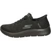 Skechers Hands Free Slip-ins: Go Walk Flex-Smooth Motion, Sneakers Uomo, Black Textile, 43 EU