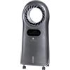 DEODATO Raffrescatore evaporativo portatile senza pale Macom grigio 110W