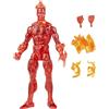 Marvel Hasbro Marvel Legends Series Retro - Torcia Umana dei Fantastici Quattro, Action Figure da 15 cm da Collezione, include 5 accessori, Multicolore