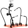 VEVOR Stazione per Saldatura Magnetica Terza Mano 4 Bracci Flessibili con 6 Supporti per Pilastri PCB Supporto a 360°, Supporto Ausilio per Saldatura con Base per Riparazioni, Meccanica, Fai-da-te