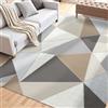 VEVOR Tappeto per Salotto 1524 x 2134 mm Lavabile, Tappeto da Interno per Soggiorno, Antiscivolo e Antistrappo, per Animali Domestici e Bambini, per Camera da Letto, Soggiorno, Grigio Antracite