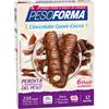 NUTRITION & SANTE' ITALIA SpA Pesoforma Barrette Al Cioccolato Con Cuore Di Cocco 12 Barrette ( 6 Pasti Sostitutivi )