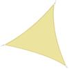 Outsunny Tenda Tendone Parasole Triangolare in Poliestere 3x3x3m Beige