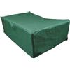 Outsunny Telo di Copertura per Mobili da Giardino Verde Scuro 210x140x80cm