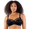 Parfait Pearl P60923 Women's Unlined Full Busted Bra, Nero, 4D