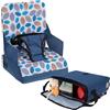 Dreambaby On-The-Go - Seggiolone portatile per bambini, con pratici scomparti portaoggetti, si adatta alla maggior parte delle sedie da pranzo, leggero, compatto e adatto ai viaggi, colore: blu navy