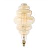 Optonica 1791 lampada led decorativa filamento e27 dimmerabile 8w luce calda 1800k vetro dorato