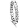 ALFIERI & ST. JOHN Anello eternity Alfieri & St John in oro bianco con diamanti ct 1,94. Misura 15