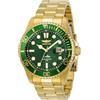 Invicta Pro Diver 30027 Orologio da Uomo - Impermeabile - Analogico - Movimento Quarzo - acciaio inossidabile con quadrante verde - 43mm