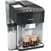 Siemens, macchina da caffè completamente automatica, EQ500, aromaDouble Shot, autoMilk Clean, ceramDrive, coffeeSelect Display, oneTouch DoubleCup, pianoforte nero/acciaio inossidabile, TQ517R03