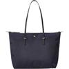 Lauren Ralph Lauren per donna. 431916737001 Borsa tote media Keaton in nylon blu scuro [3210457], Casual, Sostenibile, Navy